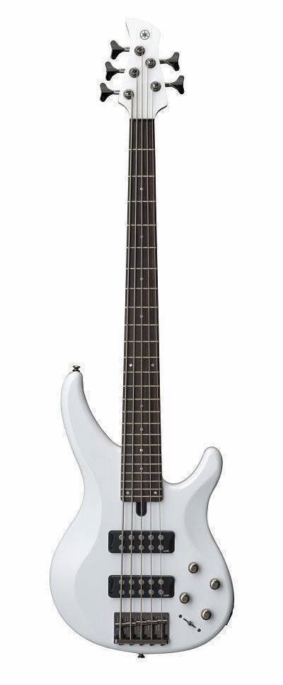TRBX305W Bajo eléctrico Yamaha 5‑cuerdas con EQ Performance y preamp activo 