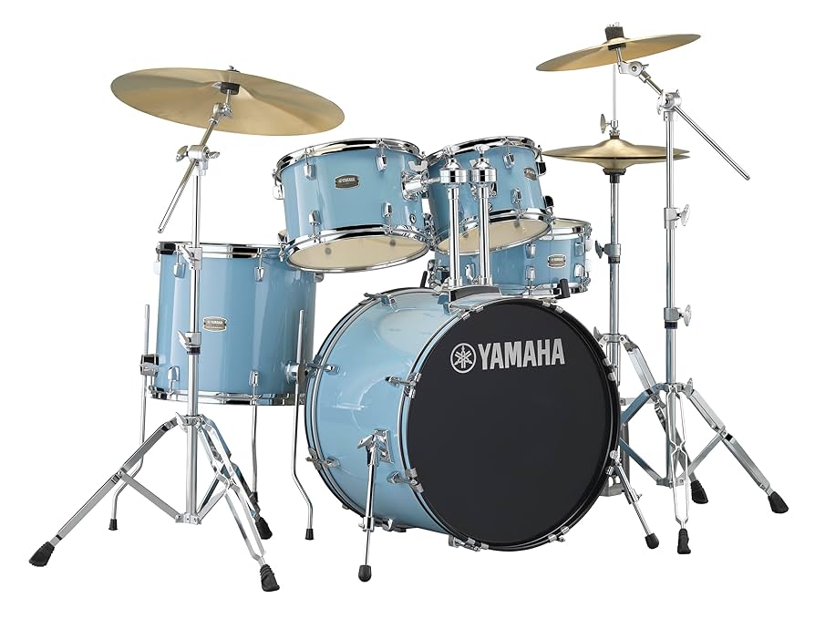 BATERÍA RYDEEN YAMAHA DE 5 PIEZAS RDP2F5GPUUSET GLOSS PALE BLUE