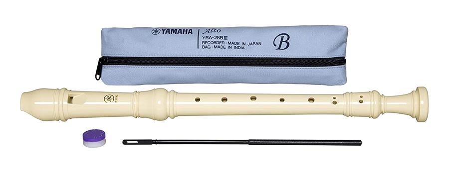 FLAUTA ALTO DE PLASTICO EN F PROF YAMAHA MARFIL YRA28BIII