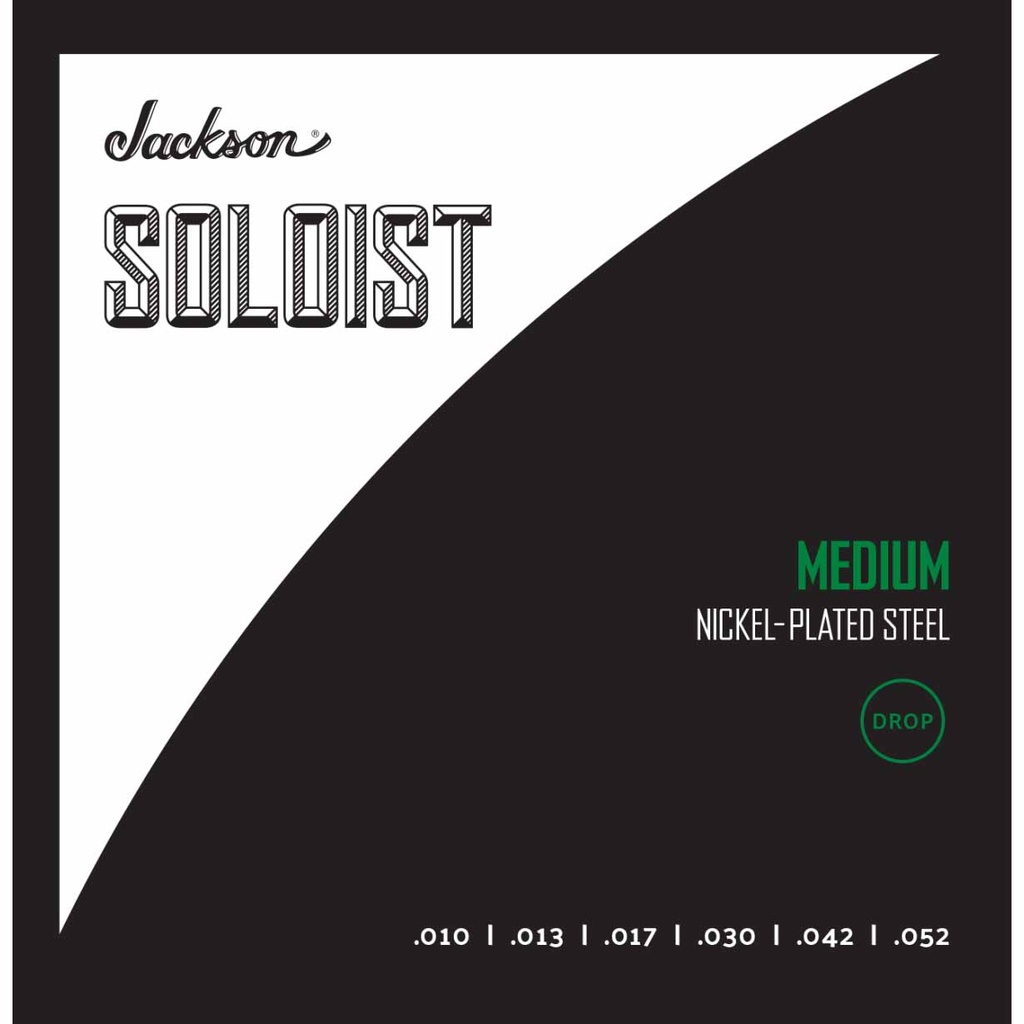 2991052006 Jackson® Soloist™ Strings, Drop Medium .010-.052 