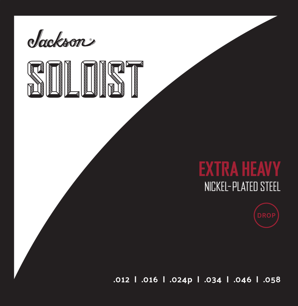 CUERDAS PARA GUTARRA DROP EXTRA HEAVY .012 - .058 JACKSON SOLOIST 2991258006