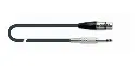 MCR/613K-6BK Cable Para Micrófono 6M Quiklok