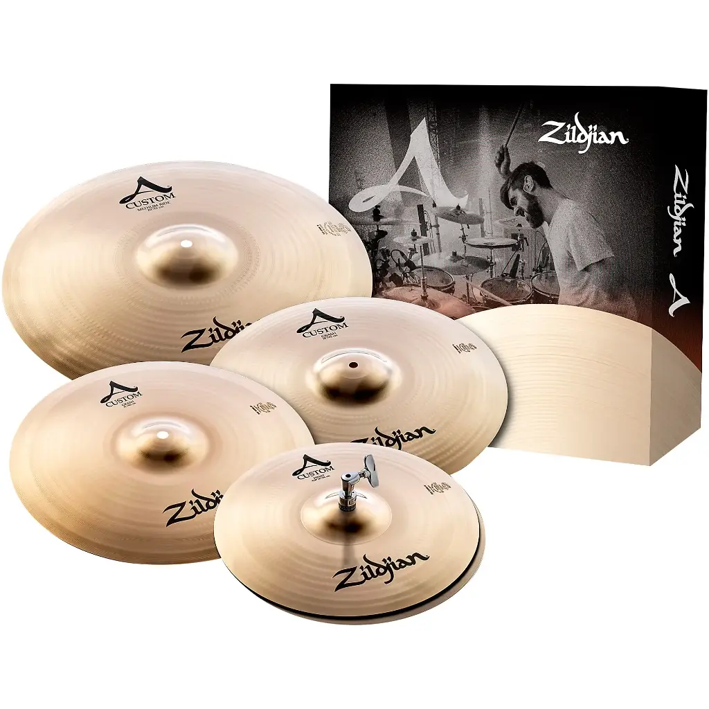 PAQUETE DE PLATILLOS 14" 16" 18" 20" ZILDJIAN SERIE ACUSTOM 
