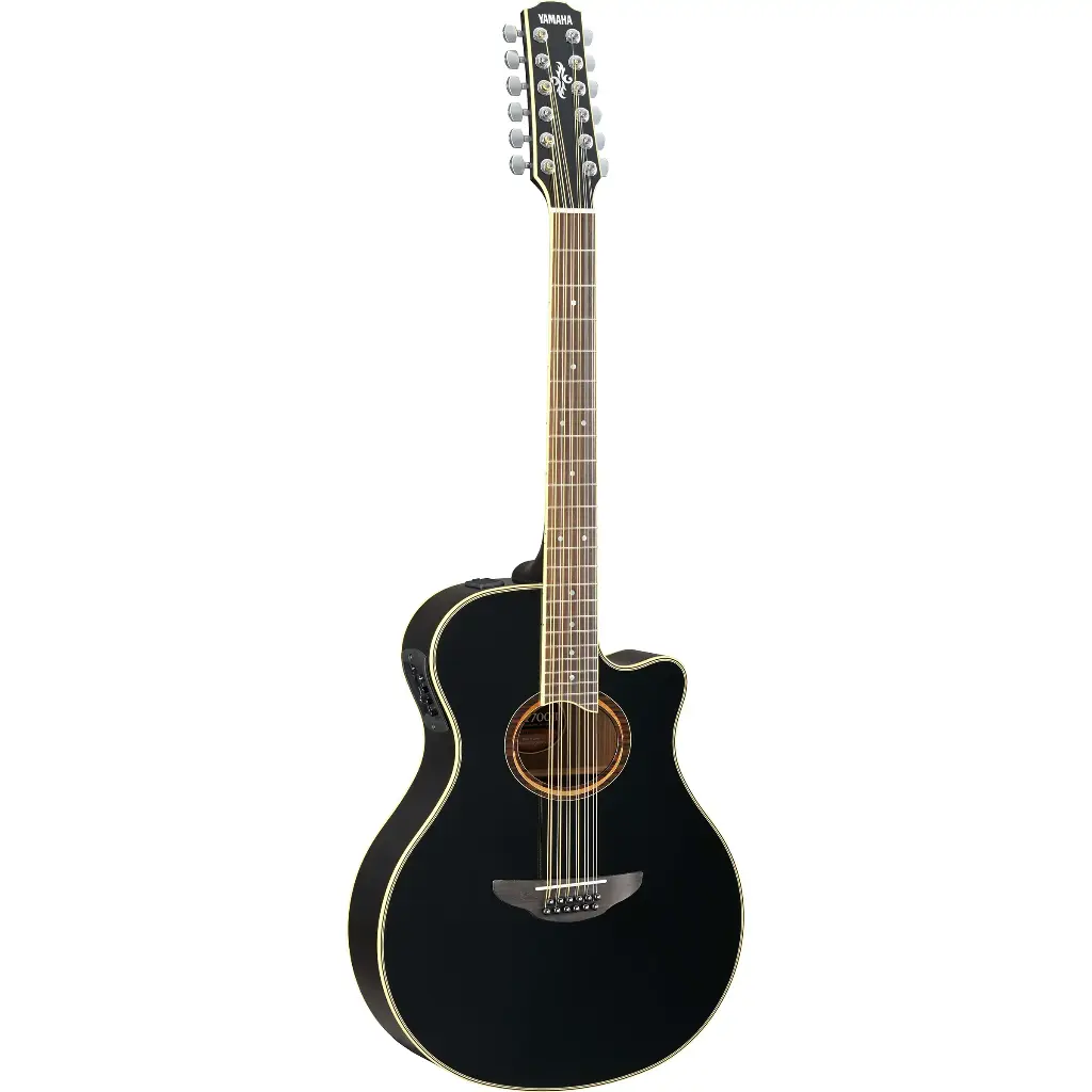 GUITARRA YAMAHA ELECTROACUSTICA 12 CDAS NEGRA APX700II12BL