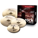 PAQUETE DE PLATILLOS A ROCK 14" 17" 19" 20" ZILDJIAN A0801R