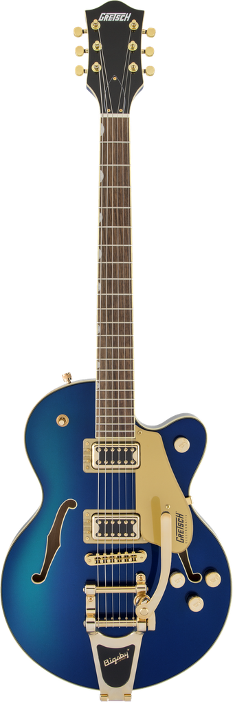Gretsch G5655TG Electromatic Center Block Jr. Single‑Cut – Azure Metallic / Gold Hardware (2509700551)