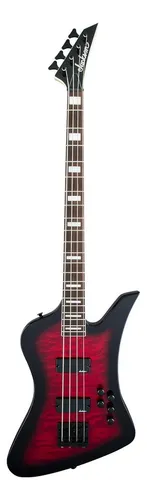 Jackson Js Series Kelly Bird Js3q, Red Burst, Bajo