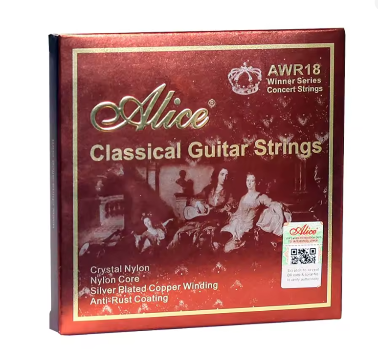 ENCORDADURA ALICE GUITARRA CLASICA NYLON TENSION NORMAL AWR18-N