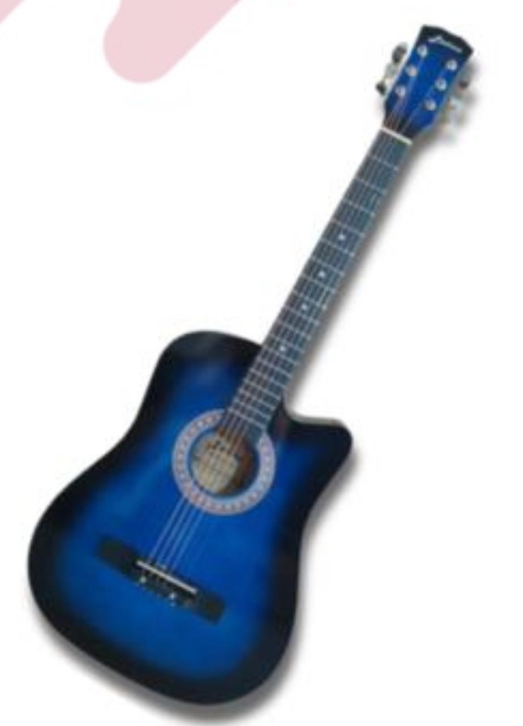 MT25019 GUITARRA ELECTROACUSTICA LATINO AZUL