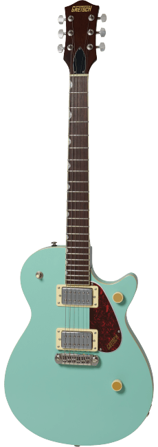 Guitarra electrica Gretsch Streamliner Jet Diapasón de Laurel, Menta Metalizada