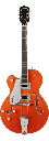 Guitarra Electrica Gretsch G5420LH Classic Hollow Body Single-Cut, para zurdos, Diapasón de Laurel, Color Naranja