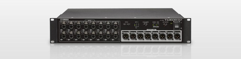 YAMAHA Tio1608-D2 Rack De Expansión 16 Entradas Y 8 Salidas
