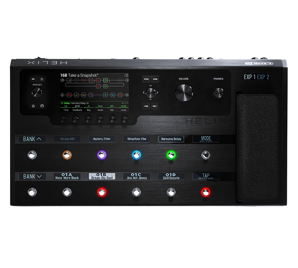 PROCESADOR DE EFECTOS YAMAHA LINE 6 HELIX PARA GUITARRA EN PEDALERA 