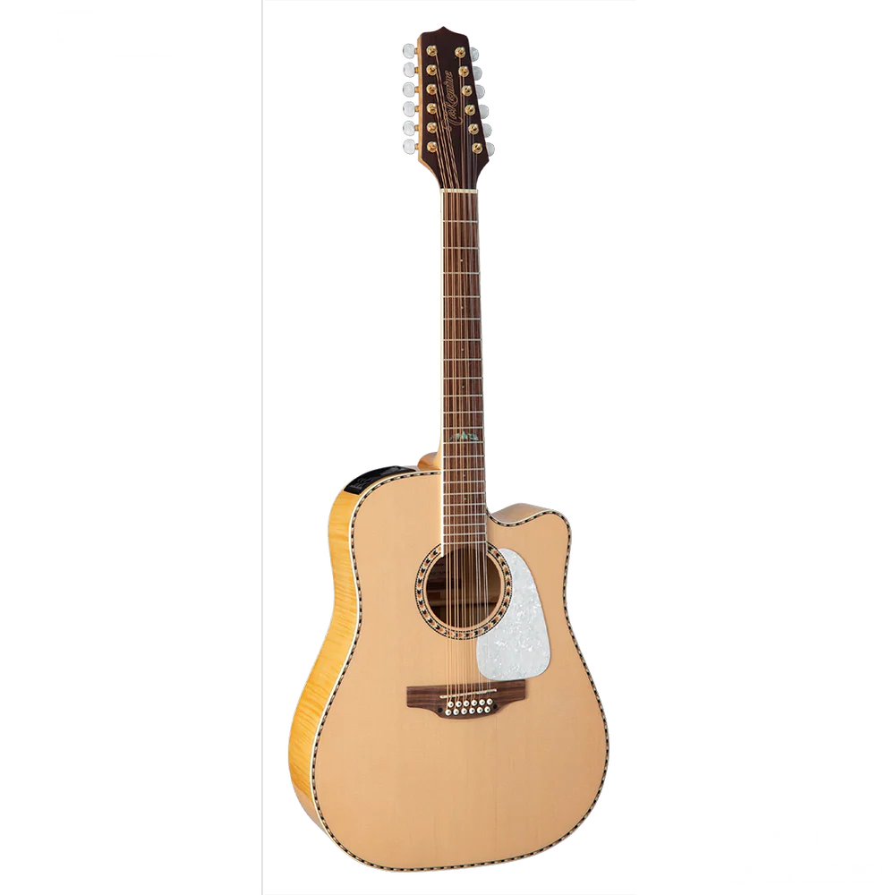 Guitarra  Electroacustica TAKAMINE GD74CE12UNAT - Natural  12 Cuerdas  con funda