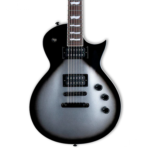  LEC256SSB     Guitarra eléctrica Plata solar