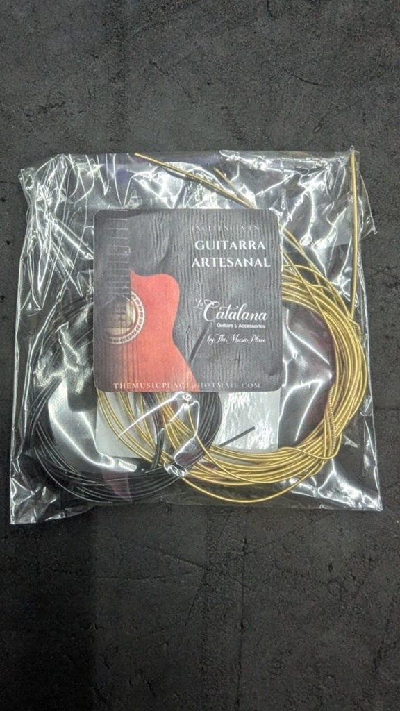 JUEGO DE 6 CDAS GUIT ACÚSTICA CATALANA