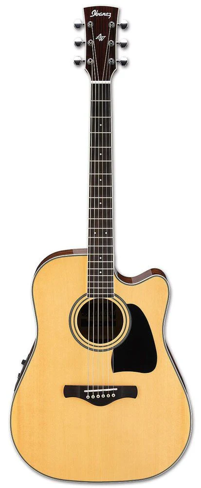 GUITARRA ELECTROACÚSTICA NATURAL DE LA SERIE ARTWOOD IBANEZ AW70ECENT