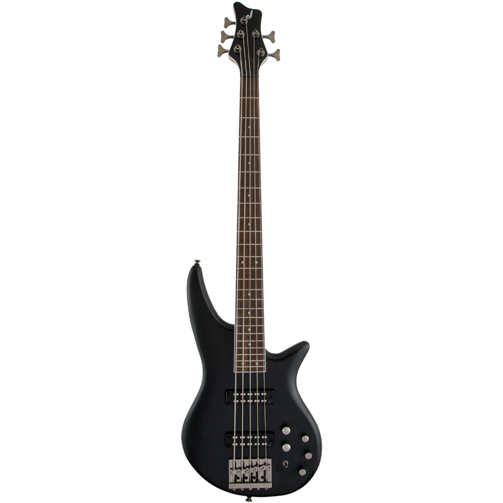 Bajo Eléctrico Bajo JS Series Spectra JS3V, diapasón de laurel, negro satinado