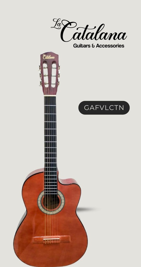 GUITARRA ACUSTICA FLAMENCA NATURAL "LA CATALANA" GAFNAT