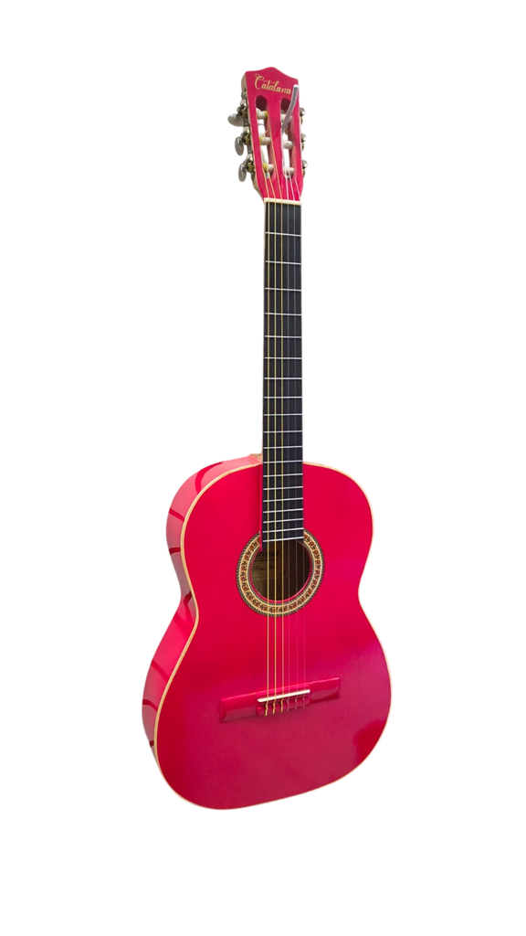 GACBOTS  GUITARRA ACÚSTICA CLÁSICA BETEADA OLMO TAPA SALMON "LA CATALANA" 
