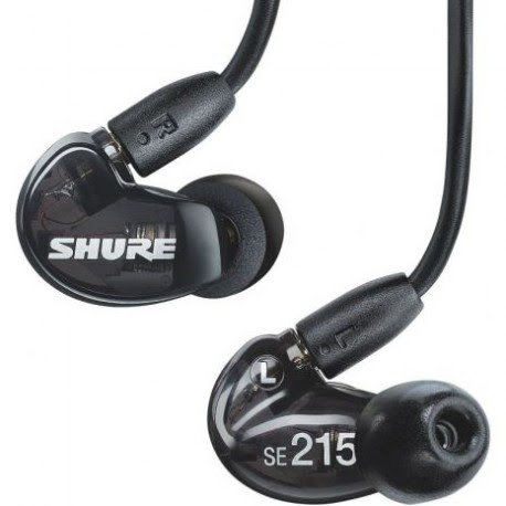 MONITORES PERSONALES – Auriculares in-ear profesionales con aislamiento de sonido Shure SE215-K