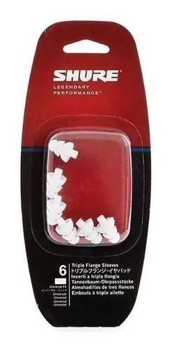 EATFL1-6 Fundas triple-flange de reemplazo para in-ear SHURE  