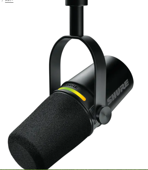 Micrófono dinámico híbrido SHURE MV7+-K