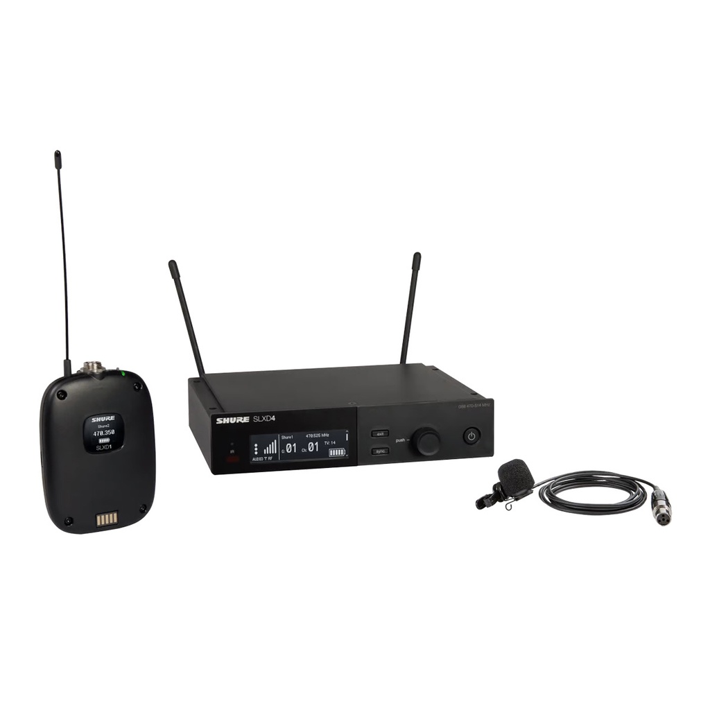 SLXD14/98H-G58 SISTEMA INALÁMBRICO DIGITAL CON MICRÓFONO PARA INSTRUMENTO SHURE 