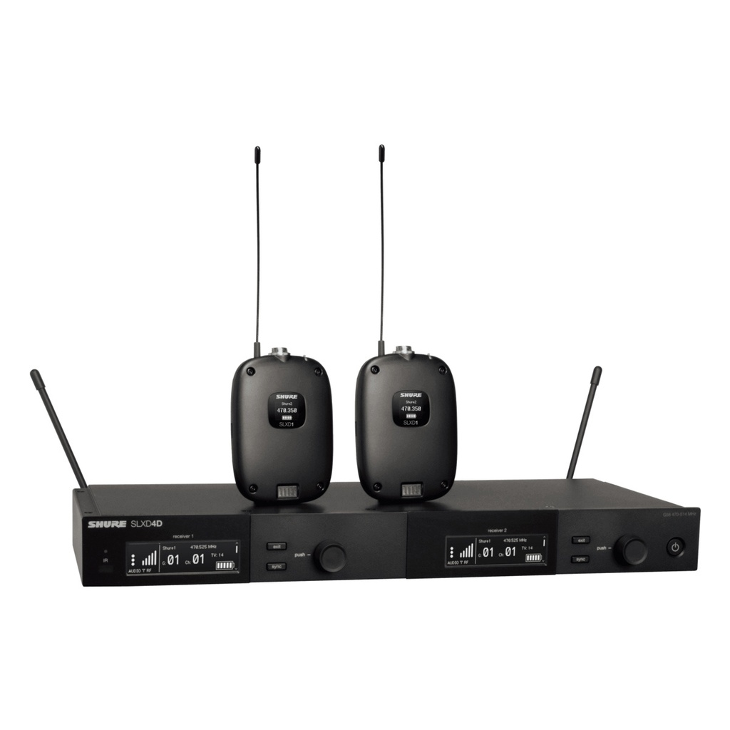 Sistema inalámbrico digital doble SHURE SLXD14D-G58