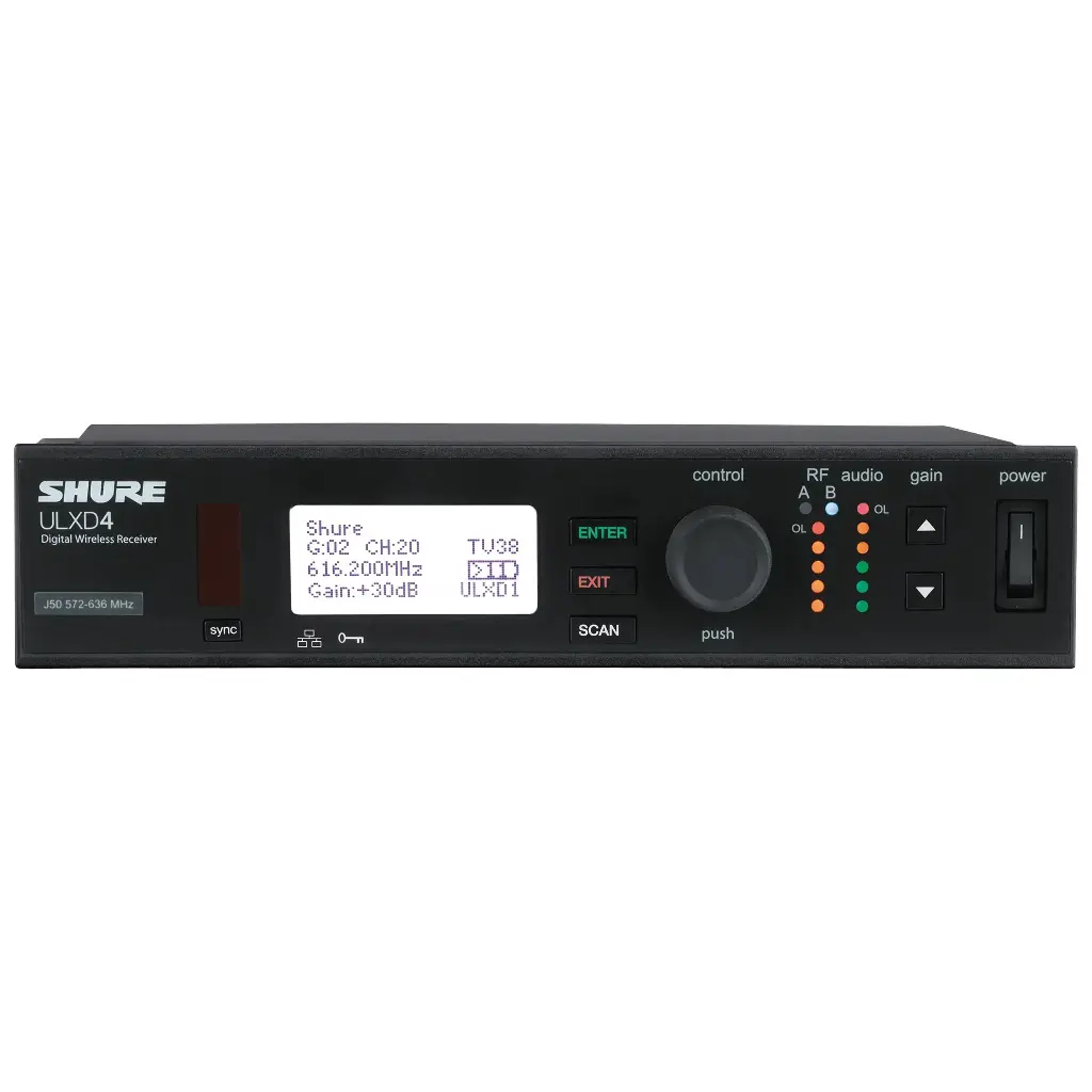 ULXD4-G50 Receptor inalámbrico digital SHURE 