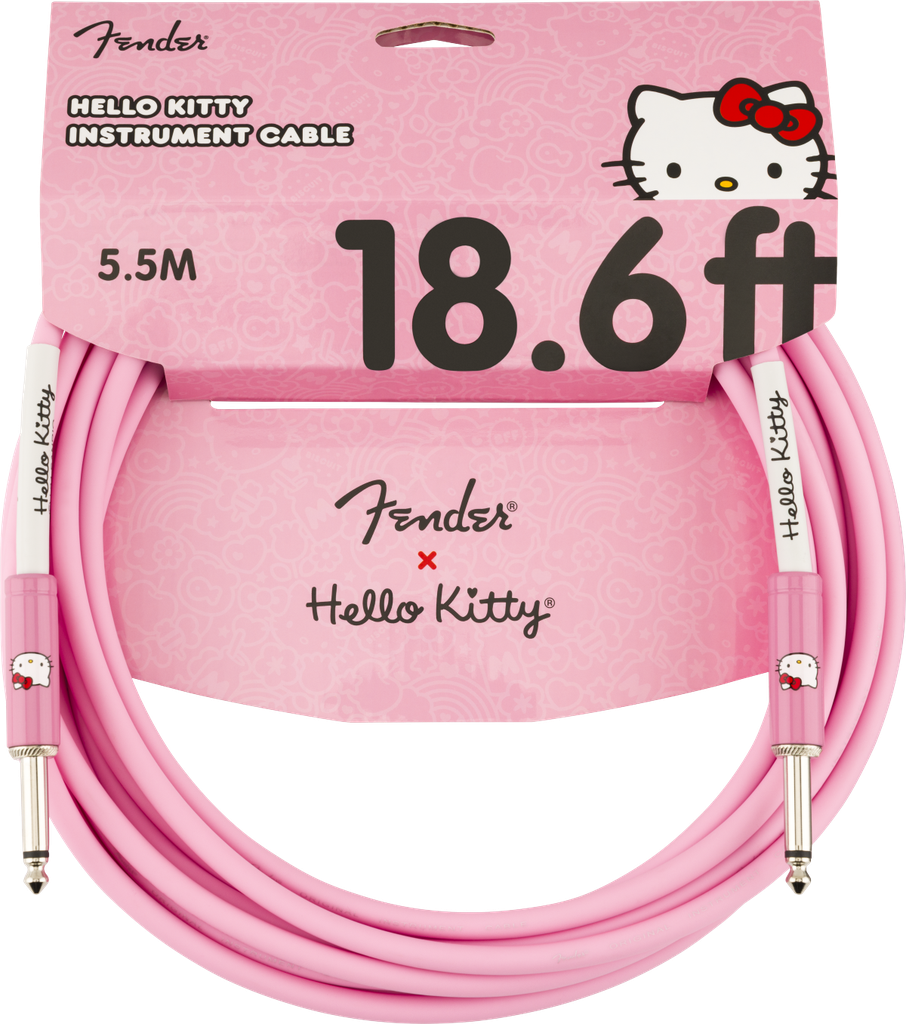 Cable original rosa Fender® x Hello Kitty®, 18,6"  0990818156