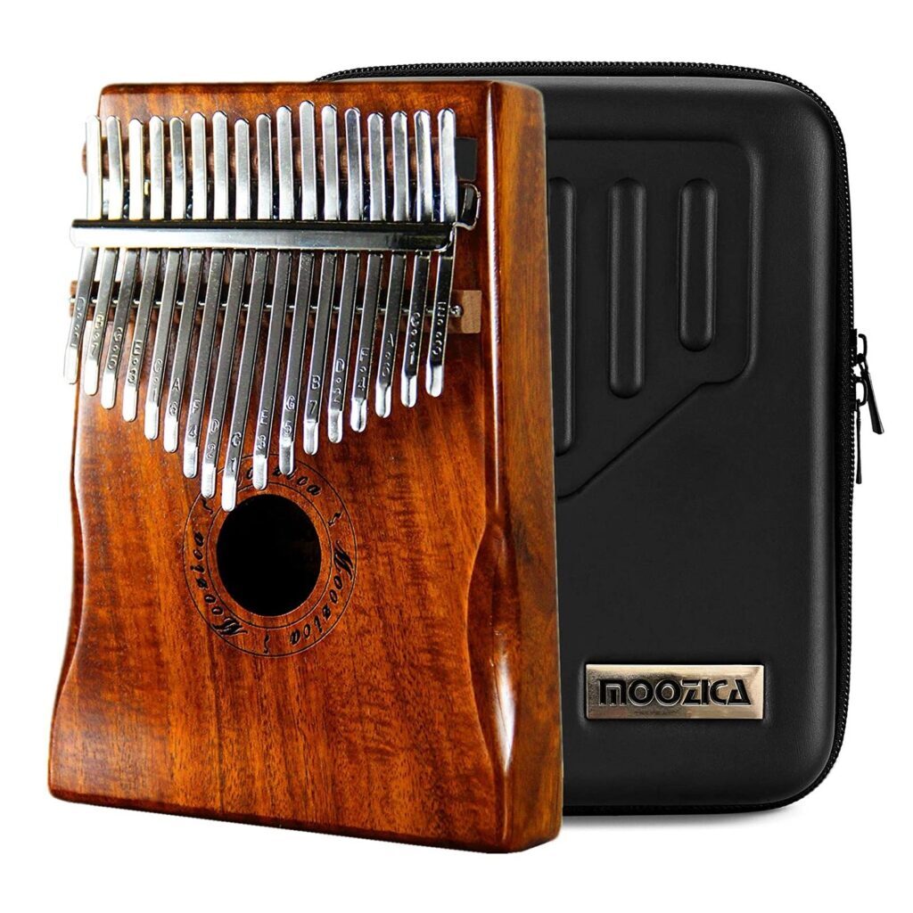 KALIMBA ELECTROACUSTICA AUDIOMEX DE 17 TONOS Y JACK STEREO KALIMBAEQ