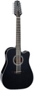 GUITARRA ELECTROACÚSTICA DREADNOUGHT TAKAMINE NEGRA CON PREVIO TP-4TD GD30CE12 BLK