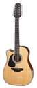 GUITARRA ELECTROACUSTICA TAKAMINE ZURDA12CDAS GD30CE12LH-NAT