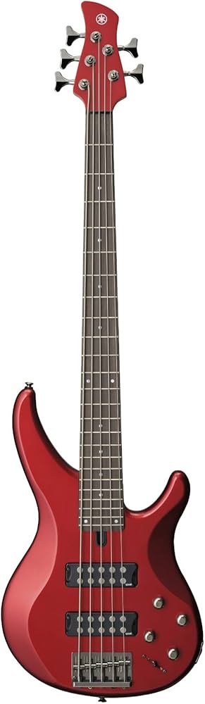 TRBX305CAR BAJO YAMAHA 5 CUERDAS ACT C/PRESETS CANDY APPLE RED 