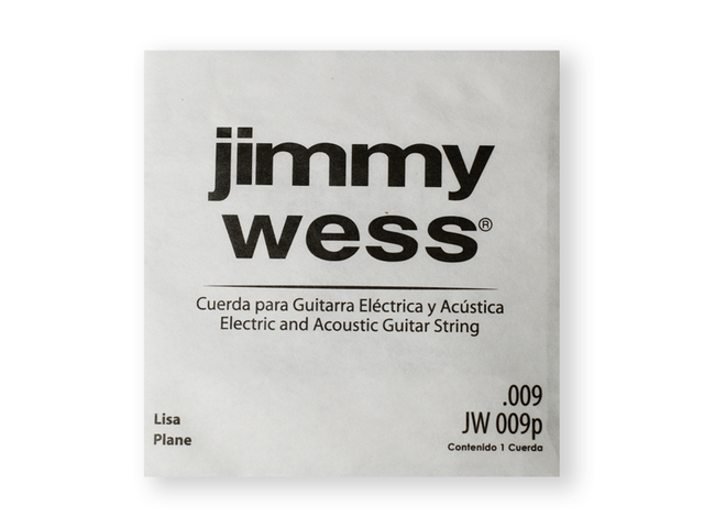 CUERDA GUITARRA ELECT/ACUST. JIMMY WESS CALIBRE 9 JW-009P-6
