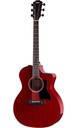 GUITARRA ELECTROACÚSTICA SPECIAL EDITION SE TRANS RED TAYLOR 224CE PLUS