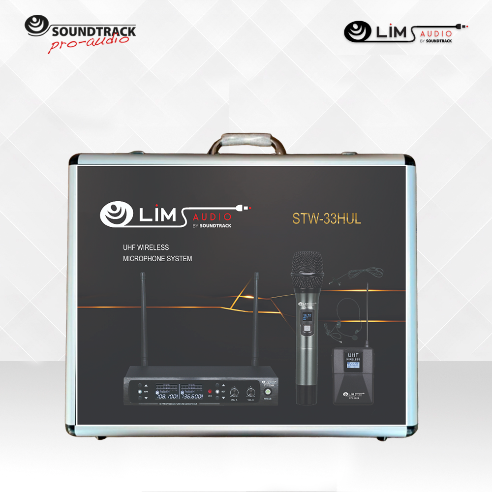 SISTEMA DE MICROFONO INALAMBRICO UHF DE 2 CANALES Y FRECUANCIA VARIABLE, 2 MICROF MANO STW-33HUL