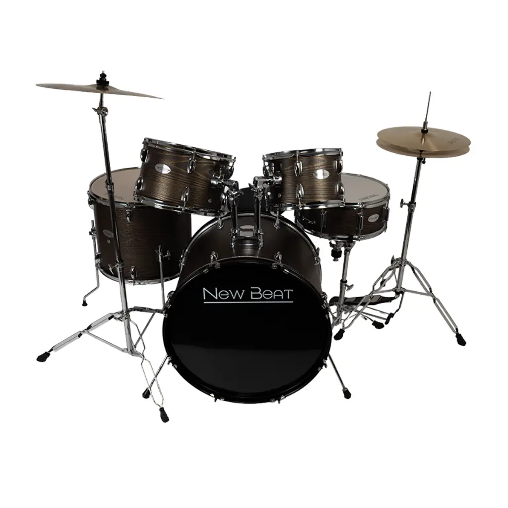 BATERIA ACUSTICA NEW BEAT ESTANDAR DE 5 PIEZAS CHAMPAGNE NB-DS400CGE