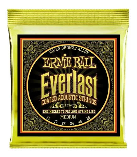CUERDA PARA GUITARRA BRONZE ALLOY ERNIE BALL 80/20 2554