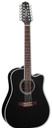 GUITARRA ELECTROACÚSTICA DE 12 CUERDAS TAKAMINE LEGACY DREADNOUGHT CON CORTE NEGRA EF381SC