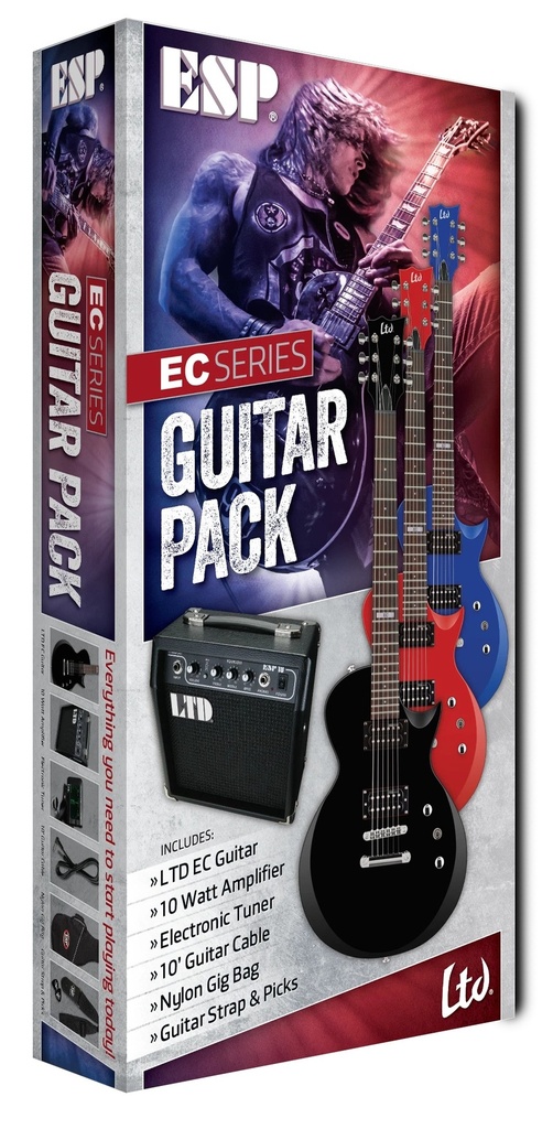PACK GUITARRA LTD EC ECLIPSE LECPACKBLK