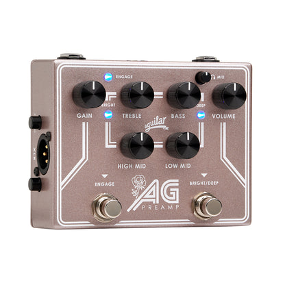 Aguilar AGPREBCAM Pedal Efectos para Bajo Rose Gold Edicion Breast Cancer