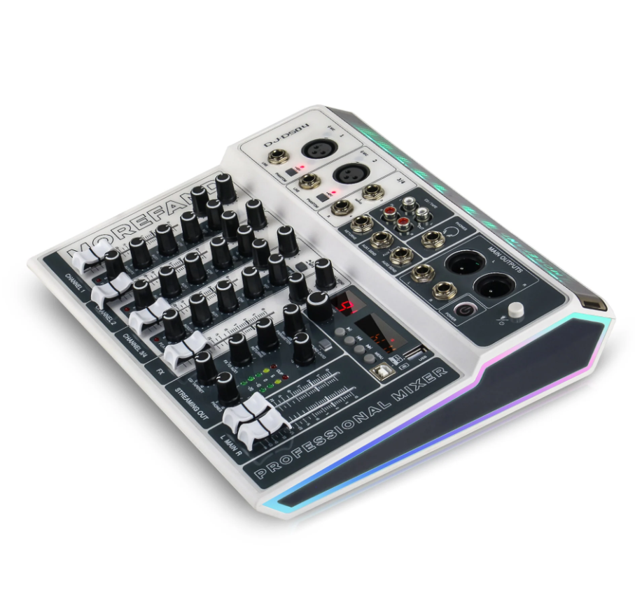 MEZCLADORA RGB MOREFAND DE 4 CANALES DJ-DS04