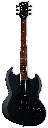 LVOLSUNG200BLKS GUITARRA ELÉCTRICA LTD VOLSUNG-200 BLACK SATIN SIGNATURE LARS FREDERIKSEN