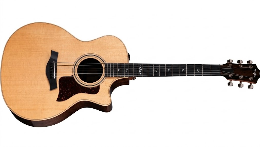 414ce Studio Guitarra electracústica de 6 cuerdas Tapa de abeto Sitka | Fondo y aros de palisandro de la India | Mástil de caoba neotropical 