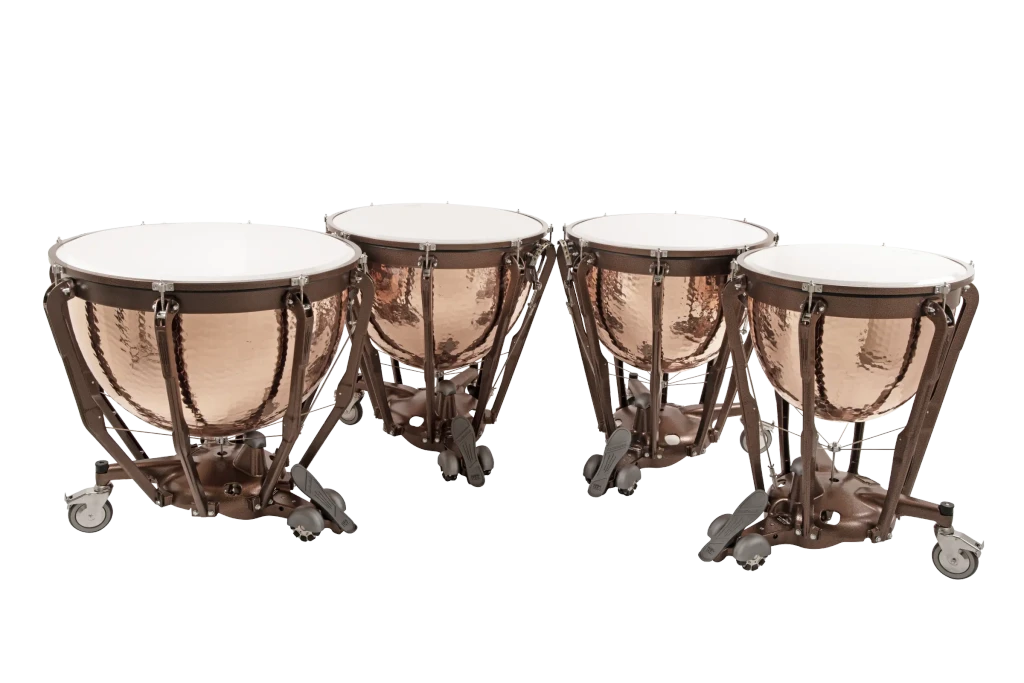 JUEGO DE 4 TIMBALES LUDWIG-MUSSER ORQUESTALES DE 23", 26" 29" Y 32" LTG704KG 