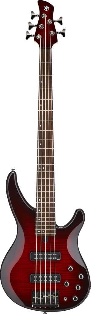 TRBX605FMDRB BAJO ELECTRICO YAMAHA 5 CUERDAS ACTIVO DARK RED BURST