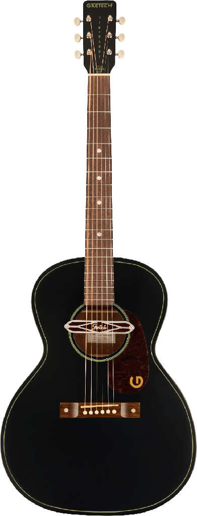 2711130511 GUITARRA ELECTROACUSTICA GRETSCH JIM DANDY DELTOLUXE CONCERT TORTOISE PICKGUARD BLACK TOP 