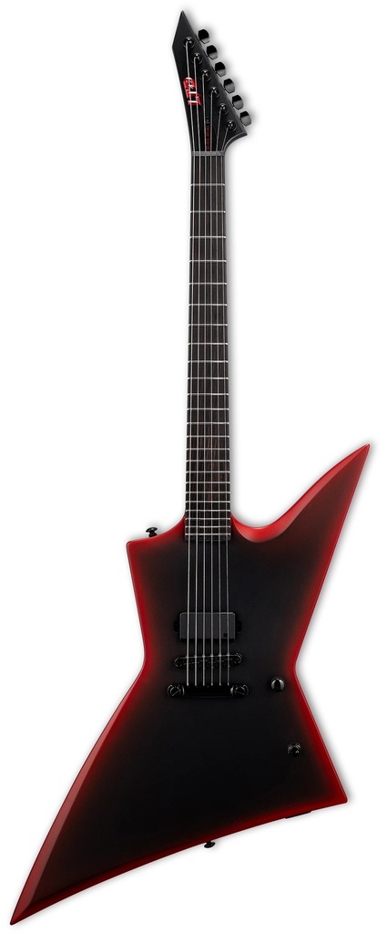 LEXLBKMBLKREDBS Guitarra Electrica LTD EXL Black Metal Black Red Burst Satin